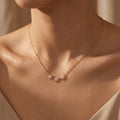 Maia Crystal Flower Necklace