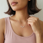 Maia Crystal Flower Necklace
