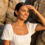 Maia Crystal Flower Necklace