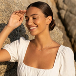 Mia Dainty Crystal Necklace
