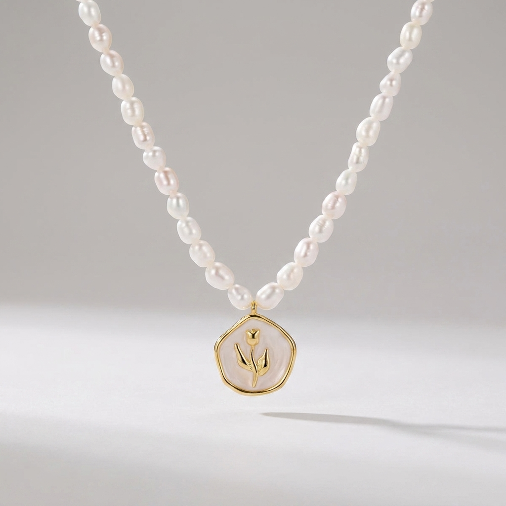Rose Gold Pendant Necklace