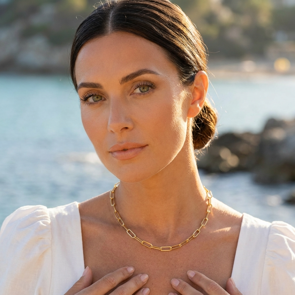 Ria Gold Chain Necklace