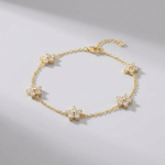 Mia Flower Crystal Bracelet