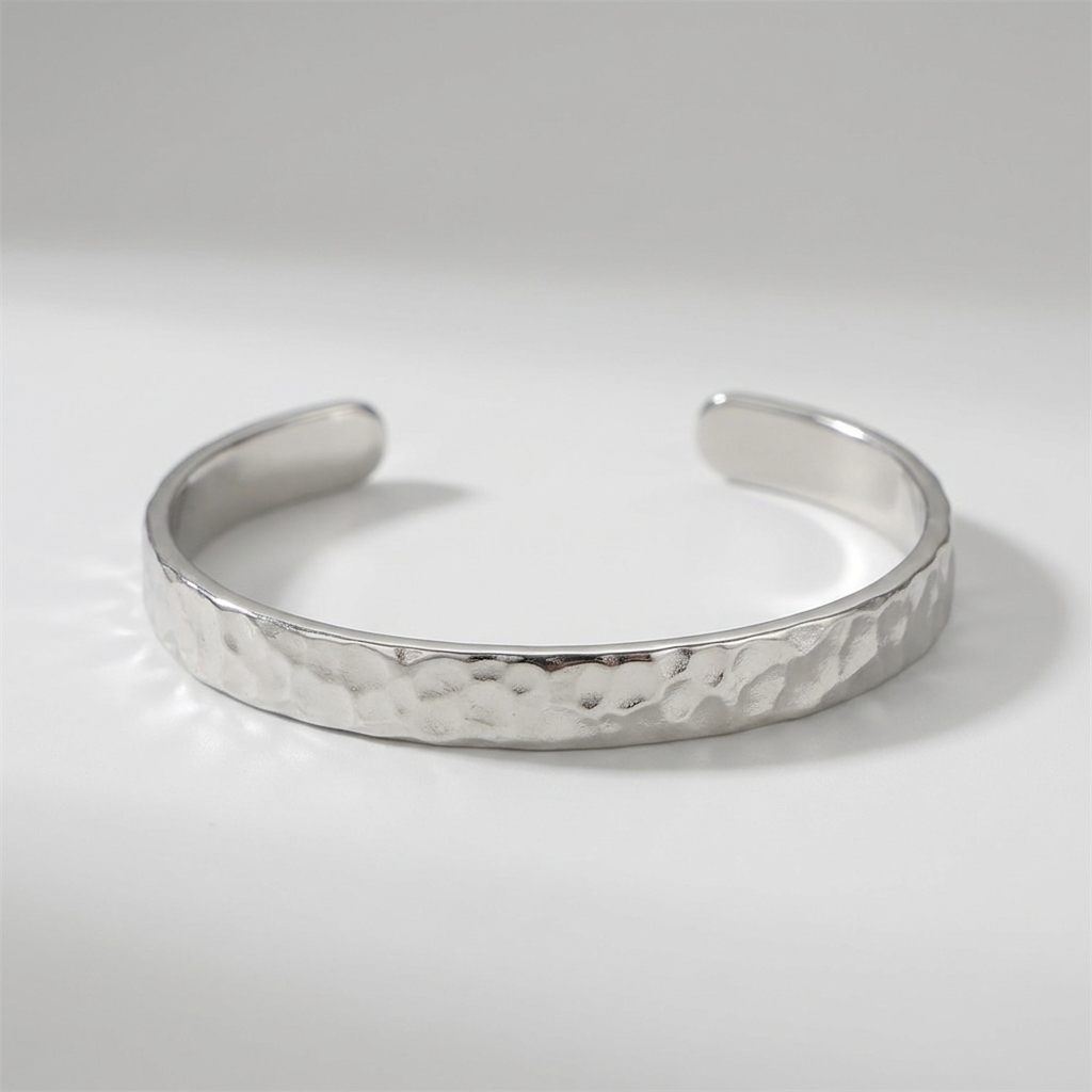 Emma Hamered Gold Bangle