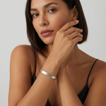 Emma Hamered Gold Bangle