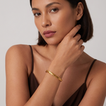 Emma Twist Bold Gold Bangle