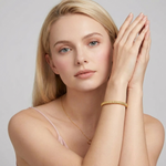 Emma Sculpted Gold Bangle