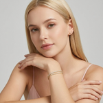 Léa Double Tennis Bracelet Set