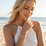 Léa Double Tennis Bracelet Set