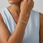 Amélie Radiant Gold Crystal Bangle