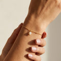 Léa Dainty Pearl Drop Bracelet