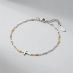 Amélie Cross Bead Bracelet