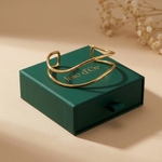 Aurélie Wave Gold Bangle