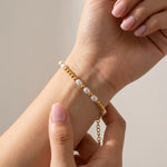 Chloe Beads & Pearls Bracelet