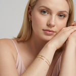 Amélie Crystal Double-Chain Bracelet