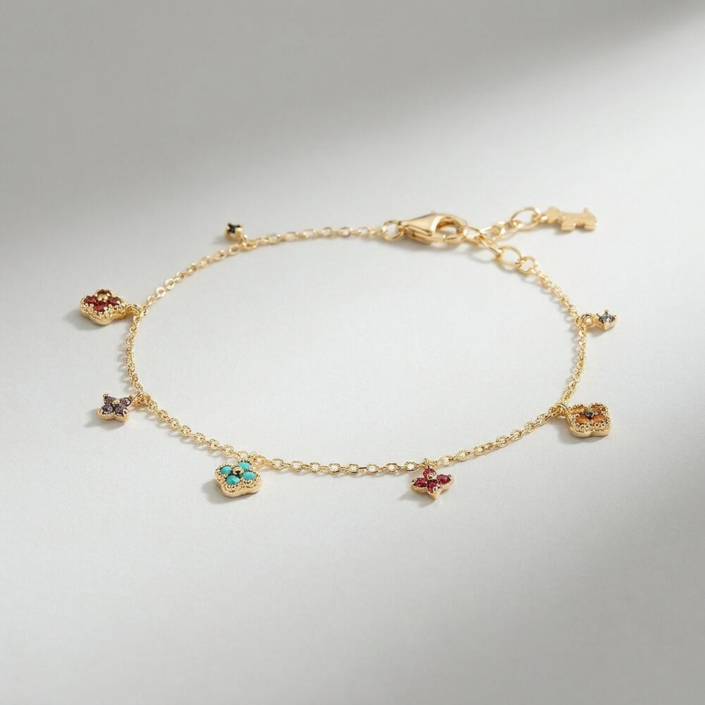 Aurélie Prism Charm Bracelet