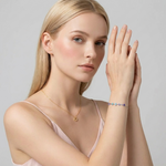 Aurélie Silver Cluster Bracelet