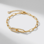 Aurélie Pavé Link Bracelet