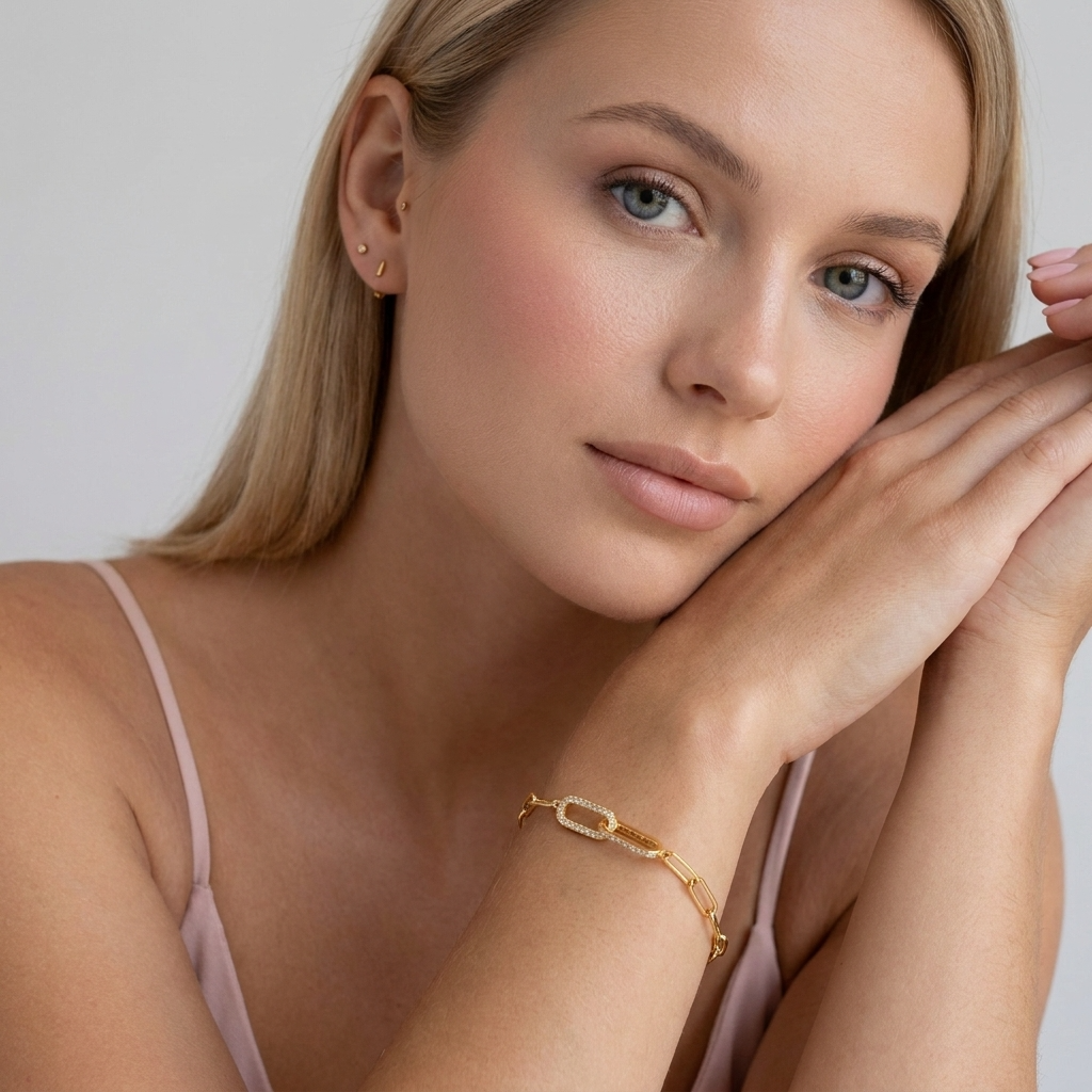Aurélie Pavé Link Bracelet