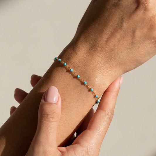 Capri Turquoise Chain Bracelet