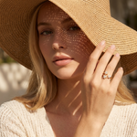 Lydia Crystal Flowers Ring
