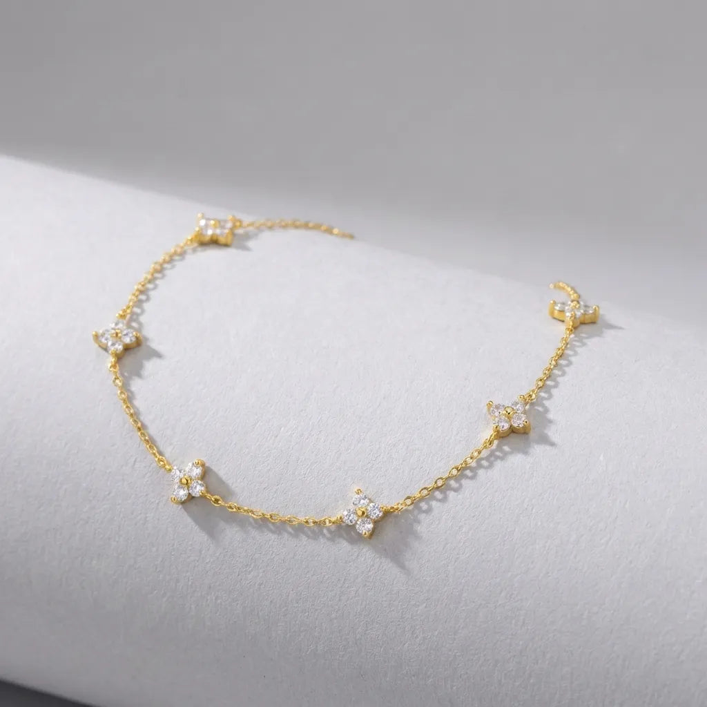 Mia Dainty Crystal Bracelet