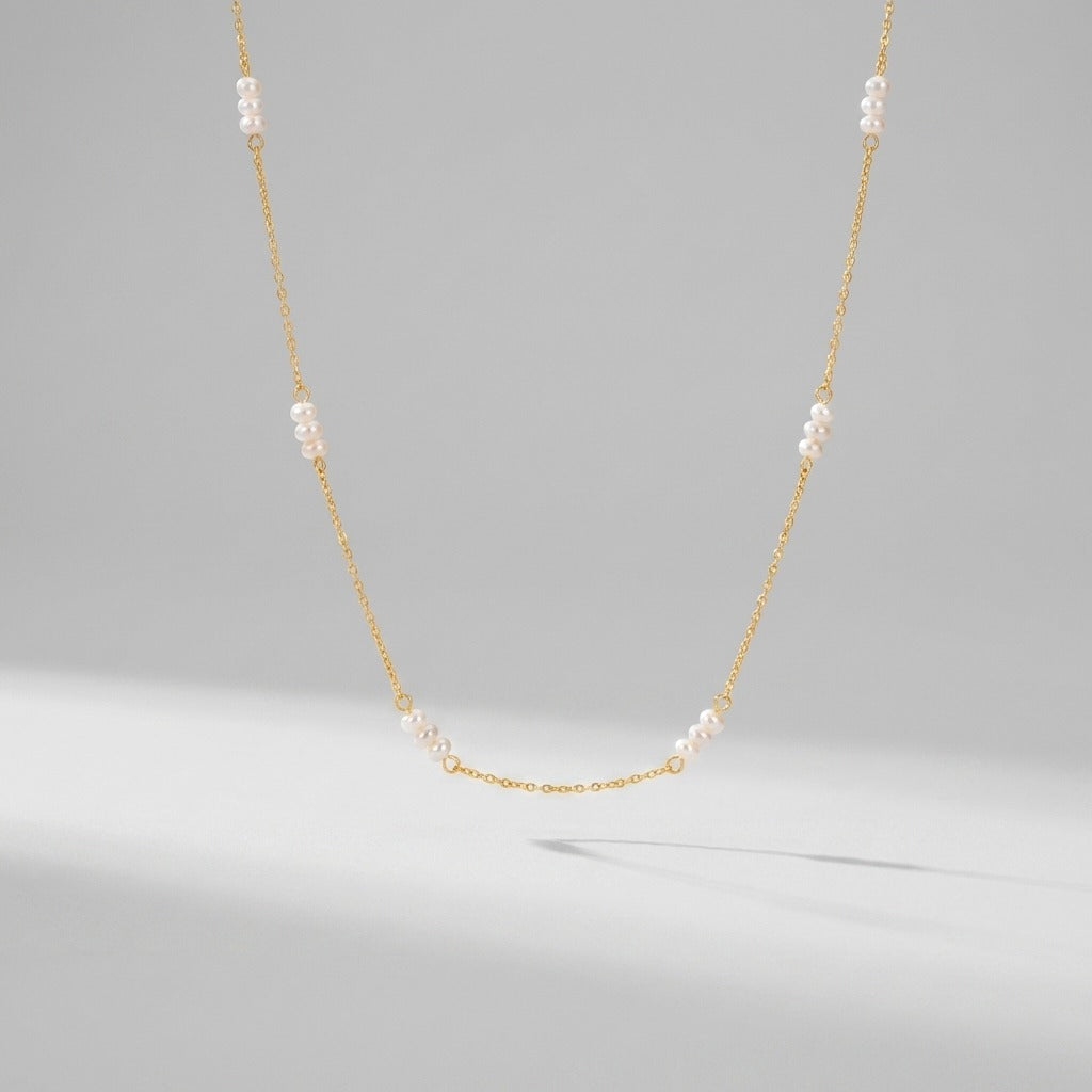Valentina Tiny Pearls Necklace
