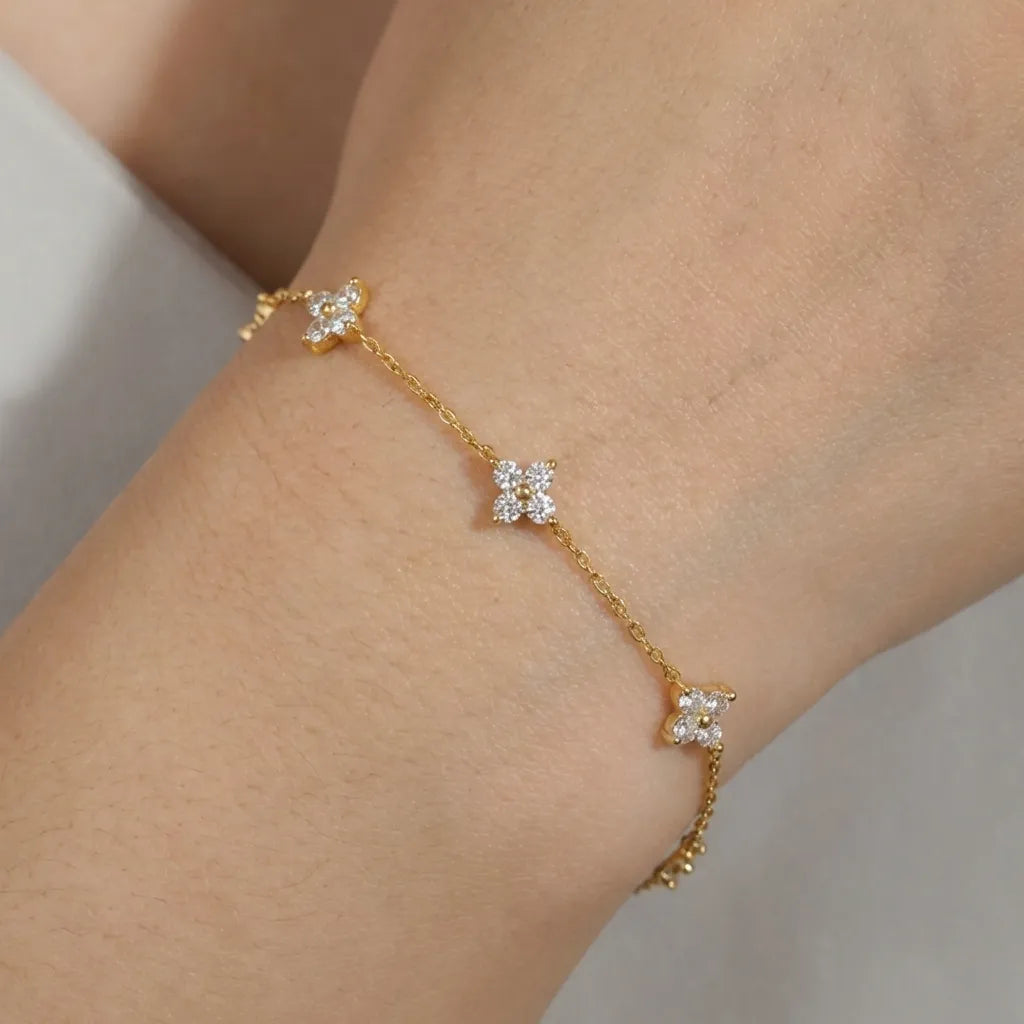 Mia Dainty Crystal Bracelet
