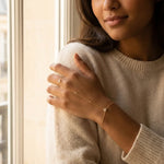 Amélie Crystal Flowers Chain Bracelet