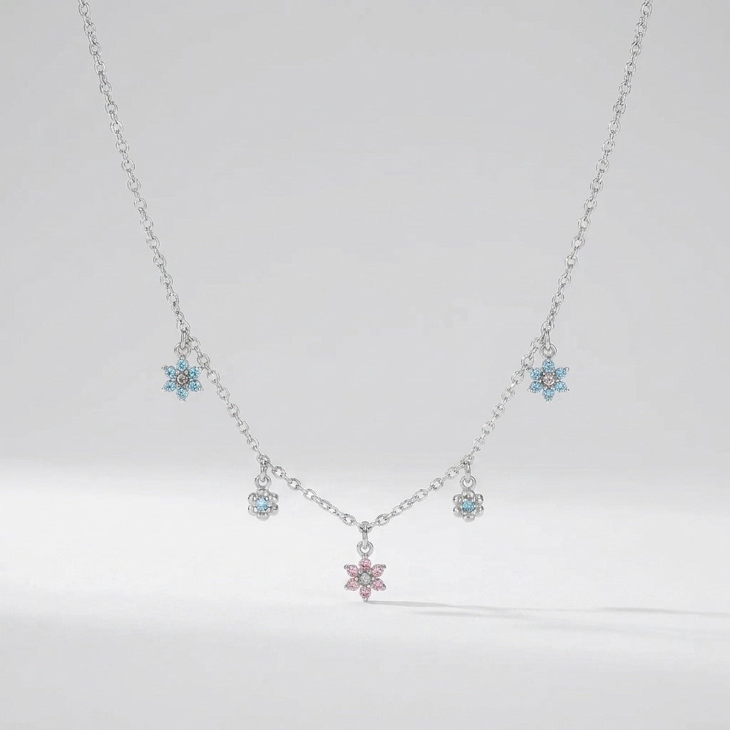 Sofia Blossom Charm Necklace