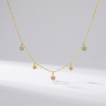 Sofia Blossom Charm Necklace