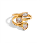 Amelina Layered Diamond Ring
