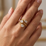 Amelina Layered Diamond Ring