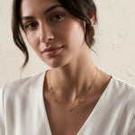 Inès Clover Outline Necklace