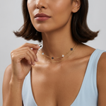 Elodie Shell Clover Necklace