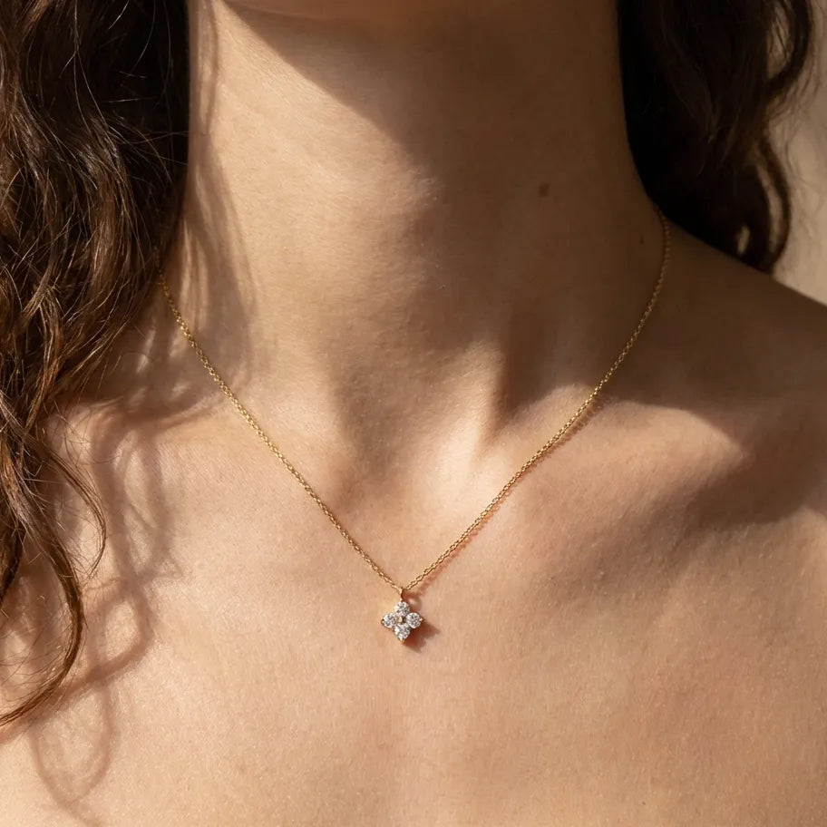 Mia Crystal Pendant Necklace