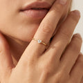 Léa Crystal Heart Ring