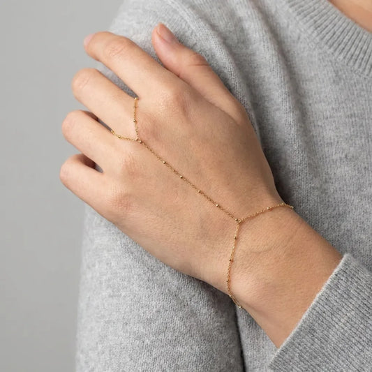 Evelyne Hand Chain Bracelet
