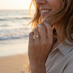 Mia Crystal Clover Ring