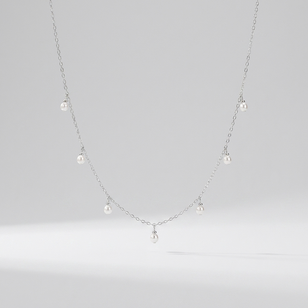 Élise Drop Pearl Necklace