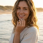 Mia Crystal Clover Ring