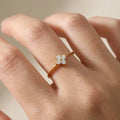 Mia Crystal Clover Ring