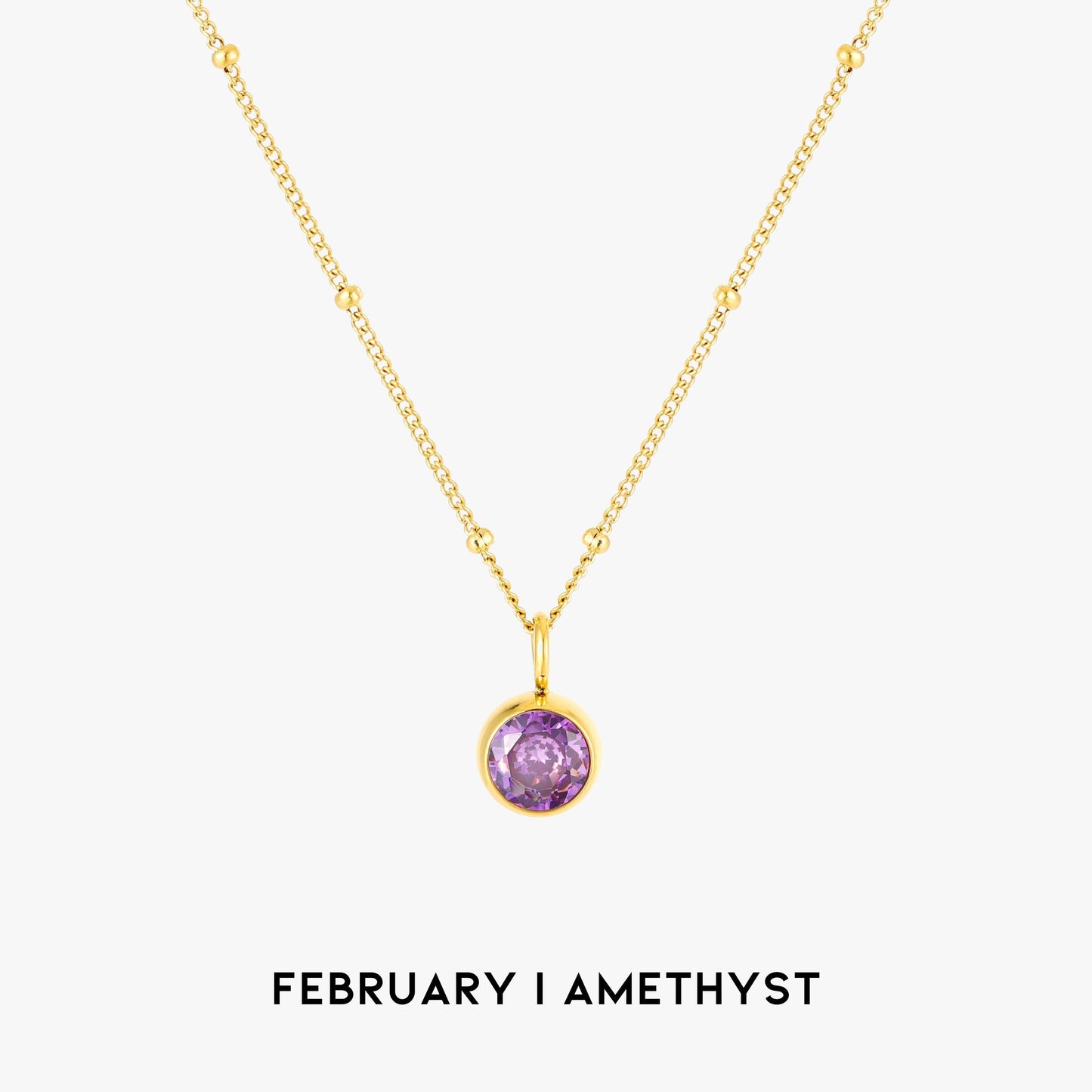 Amelia Birthstone Necklace