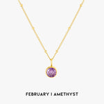 Amelia Birthstone Necklace