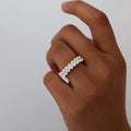 Amelia Eternity Silver Ring