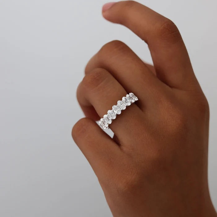 Amelia Eternity Silver Ring