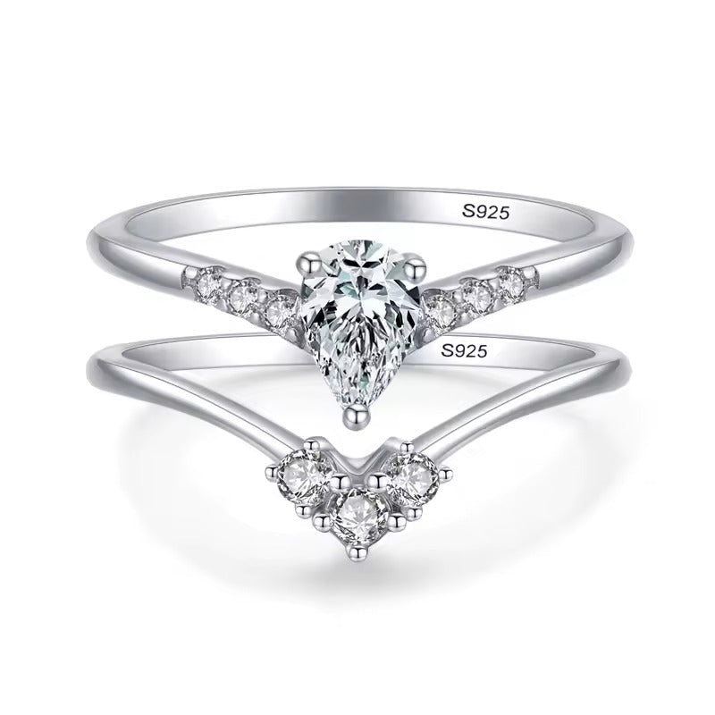 Élodie Crystal Duo Ring