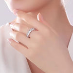 Amelia Eternity Silver Ring