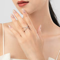 Celeste Pavé X Ring