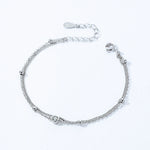Amélie Silver Beads Bracelet